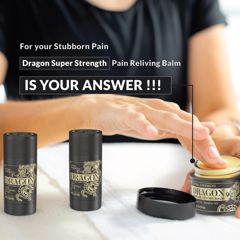 Pain Relief Balm Extra Strength Roll-Up Closing-Statement