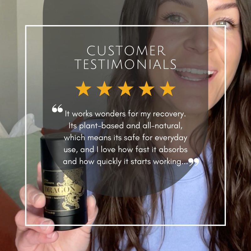 Pain Relief Balm Extra Strength Roll-Up Customer Testimonial