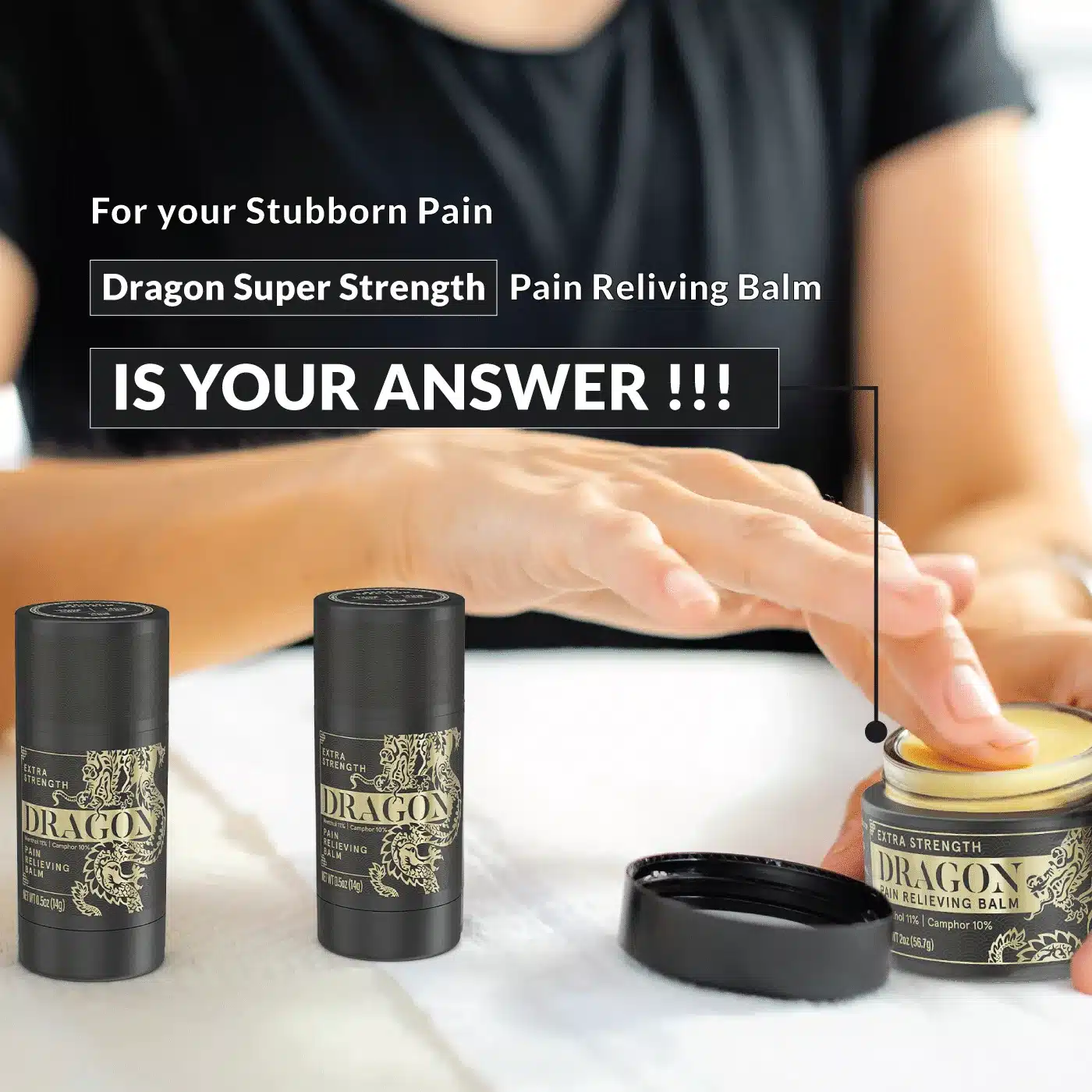 Dragon Pain Relieving Balm - Extra Strength Travel Roll Up 0.5oz - Image 9