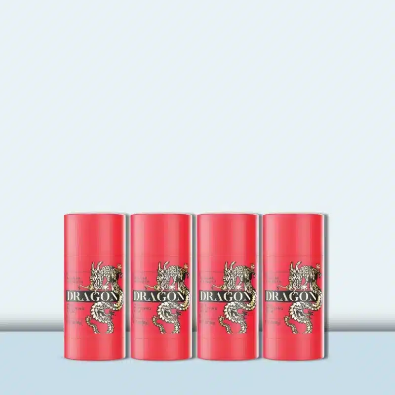 Dragon Pain Relieving Balm Travel Size Roll-Up Isolate Formula 0.5oz - Pack of 4