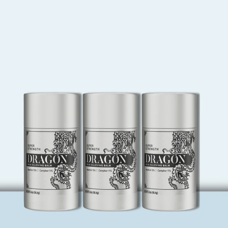 Dragon Pain Relieving Balm - Super Strength Roll-Up 3.4oz - Pack of 3