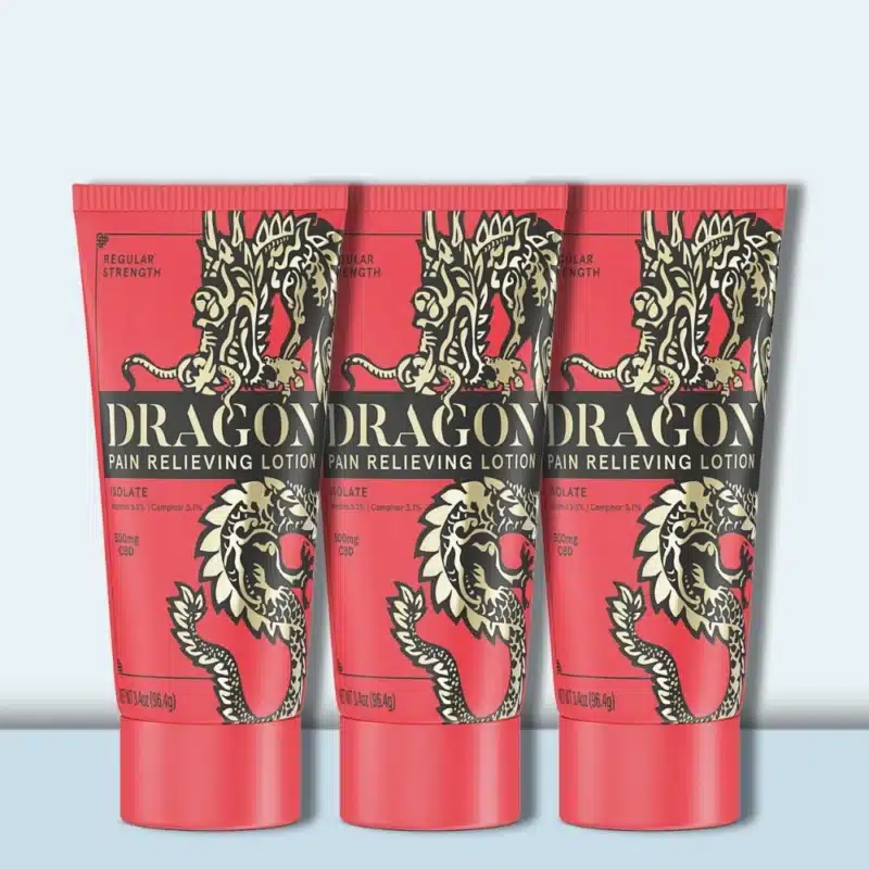 Dragon Pain Relieving Lotion - Regular Strength 3.4oz - Pack of 3