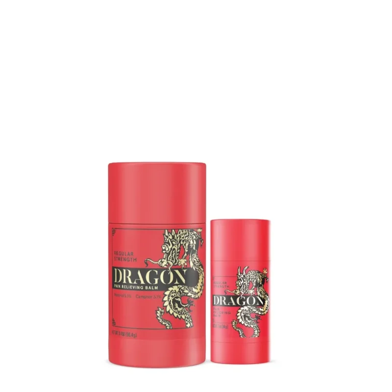 Dragon Pain Relieving Balm Roll Up Combo Isolate - Roll Up & Travel Size