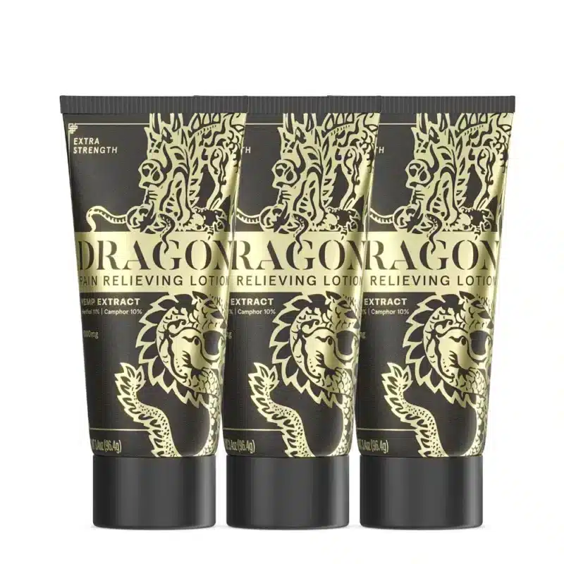 Dragon Pain Relieving Lotion - Extra Strength 3.4oz - Pack of 3